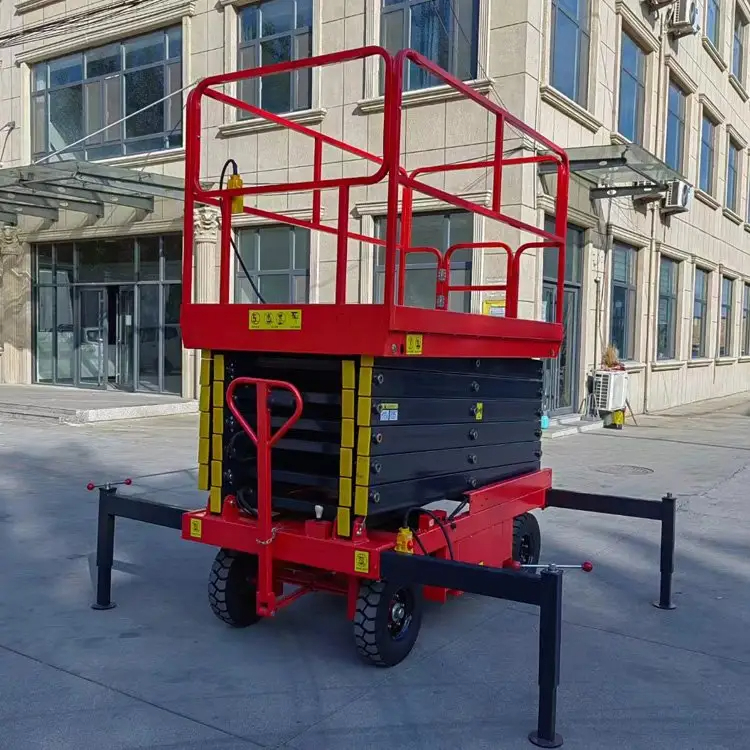 自行剪叉式高空作業(yè)維修車(chē)